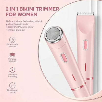 SilkAura Bikini Trimmer - Gentle Precision for Smooth, Irritation-Free Skin